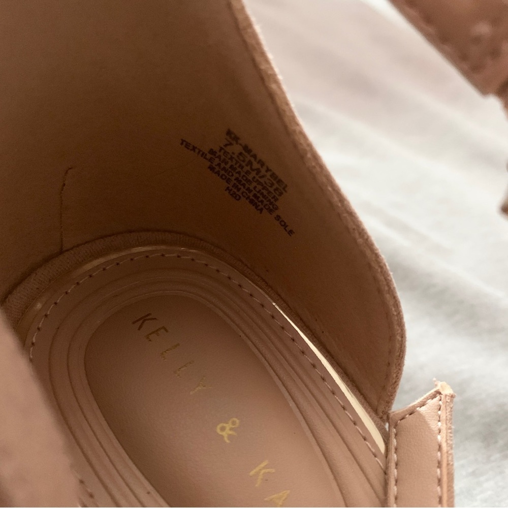 Kelly & Katie Nude Heeled Sandals - Picture 3 of 4
